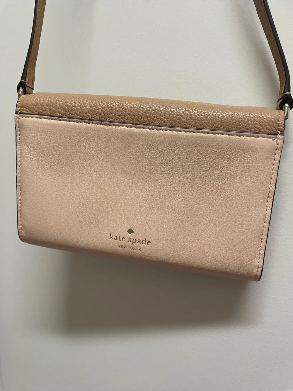 Kate Spade Two-Tone Nude & Blush Crossbody Bag